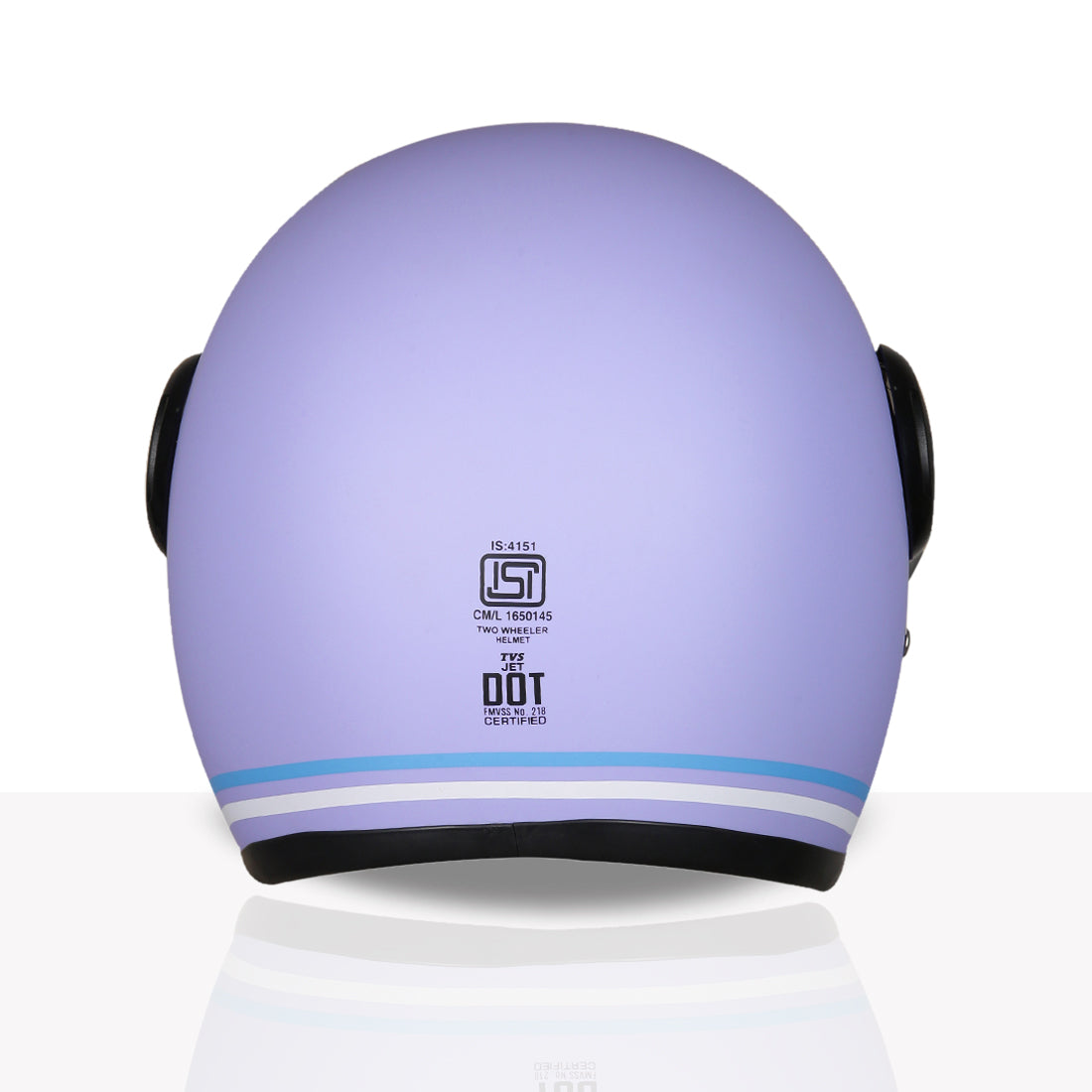 TVS MissFit Helmet for Women | Lightweight Ladies Helmet for Scooty | Stylish Girls Helmet with Extreme Comfort Fit | Women Helmet with Clear Visor | DOT & ISI Certified Helmet for Woman